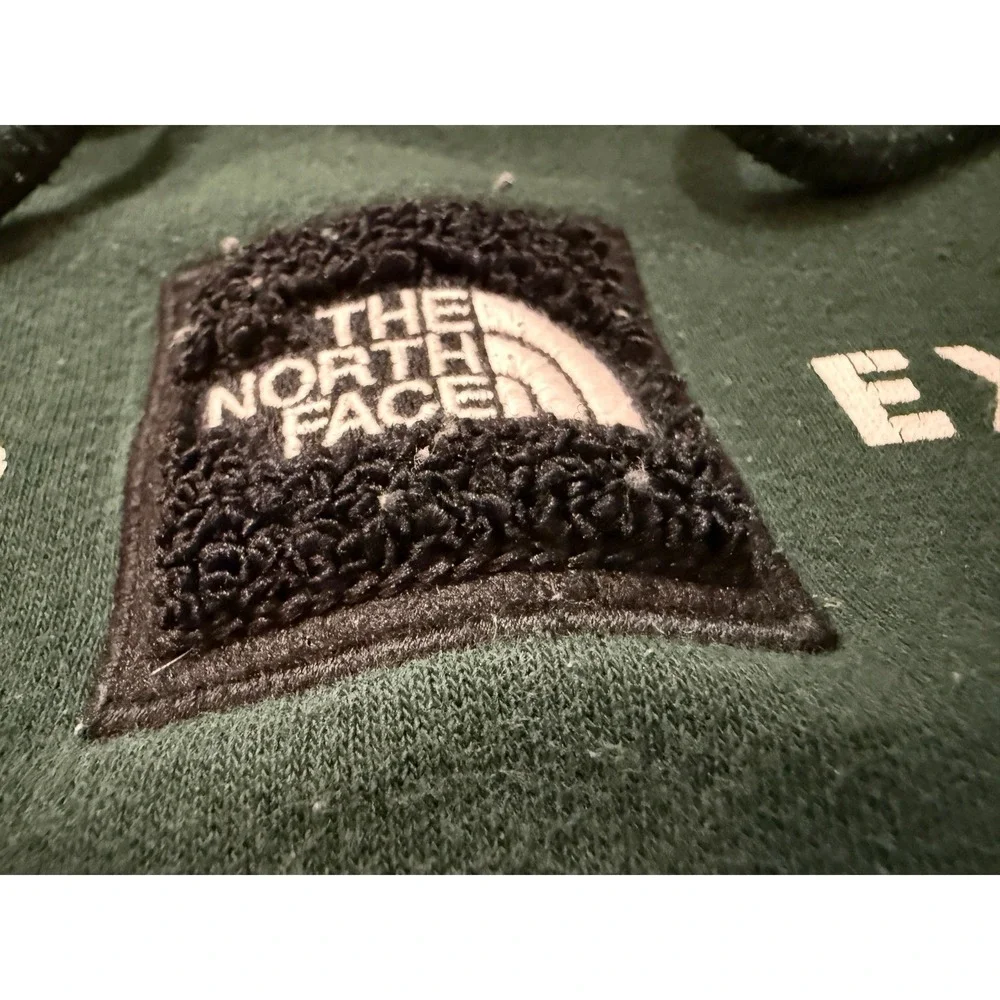 The North Face Pullover Hoodie Mens Large‎ Green 3D Patch Outdoor Streetwear